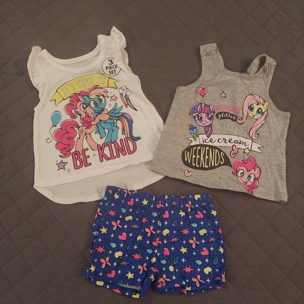 My Little Pony Kids' Tank Tops and Shorts Set